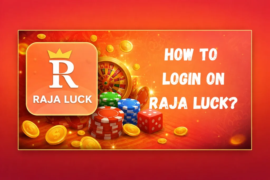 How to login on raja luck
